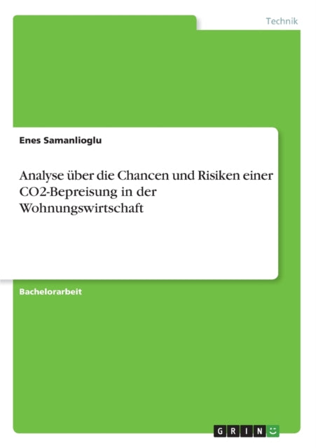 Analyse ber die Chancen und Risiken einer CO2Bepreisung in der Wohnungswirtschaft