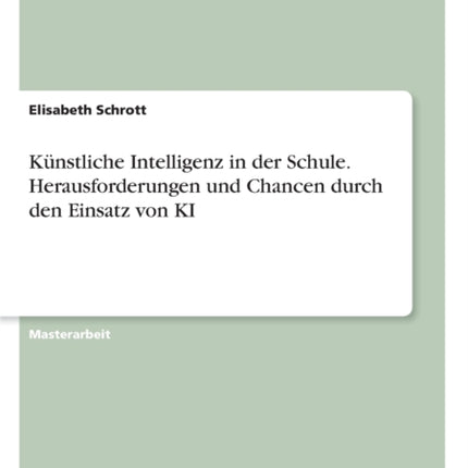 Knstliche Intelligenz in der Schule