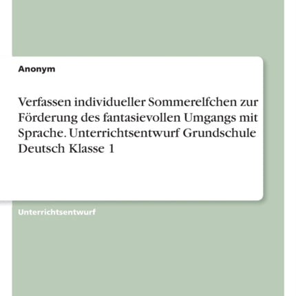 Verfassen individueller Sommerelfchen zur