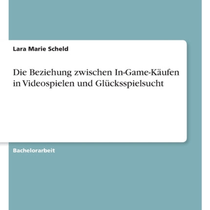 Die Beziehung zwischen InGameKäufen in Videospielen und Glücksspielsucht