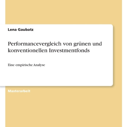Performancevergleich von grünen und