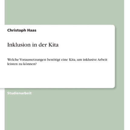 Inklusion in der Kita