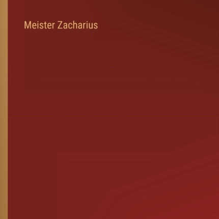 Meister Zacharius