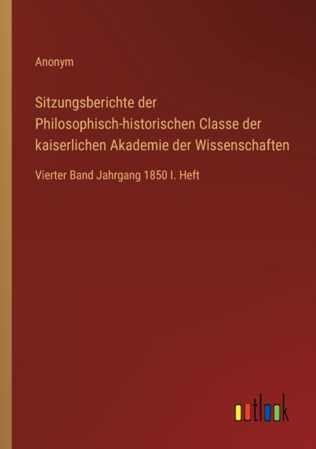 Sitzungsberichte der Philosophischhistorischen