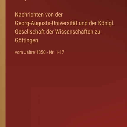 Nachrichten von der Georg-Augusts-Universität und