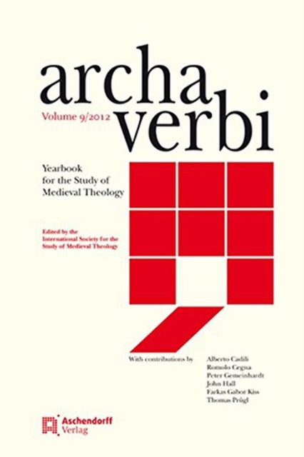 Archa Verbi, Volumen 9-2012: Yearbook for the