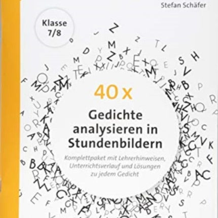 40 x Gedichte analysieren in Stundenbildern 78