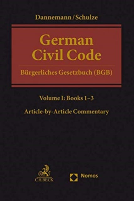 German Civil Code Volume I Books 13  11296