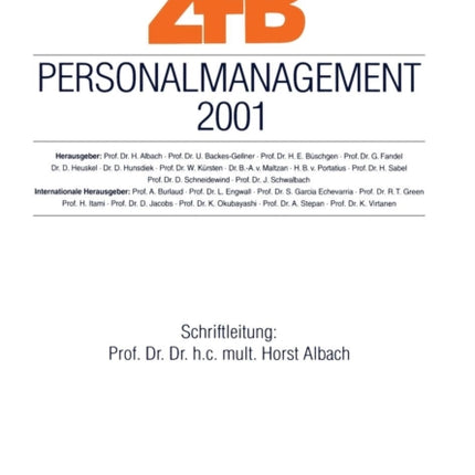 Personalmanagement 2001