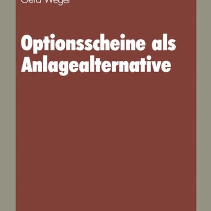 Optionsscheine als Anlagealternative