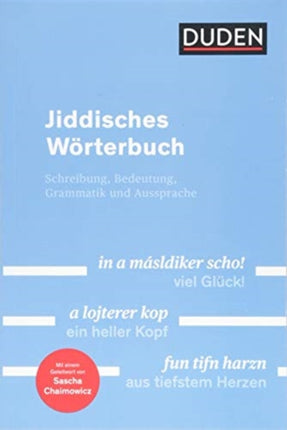 Duden  Jiddisches Wrterbuch Schreibung Bedeutung