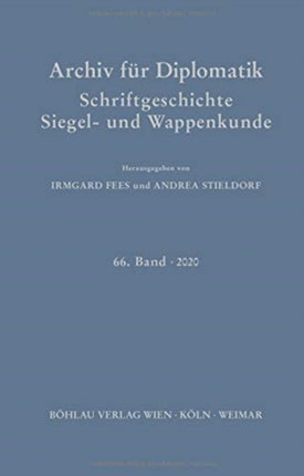 Archiv für Diplomatik, Schriftgeschichte, Siegel-