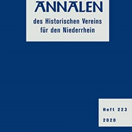 Annalen des Historischen Vereins für den Niederrhein 223 (2020)