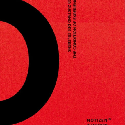 Der Zustand des Erlebens  The Condition of
