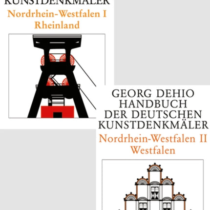 [Set Dehio - Handbuch der deutschen Kunstdenkmäler / Nordrhein-Westfalen I+II]: Rheinland + Westfalen