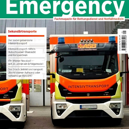 ELSEVIER Emergency. Sekundärtransporte. 52025
