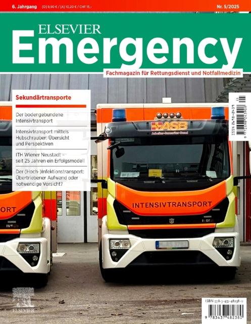 ELSEVIER Emergency. Sekundärtransporte. 52025