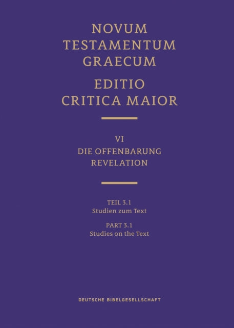 Novum Testamentum Graecum Editio Critica Maior VI3.1