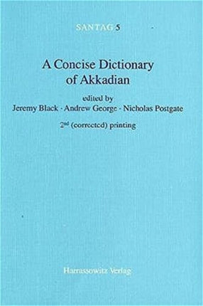 A Concise Dictionary of Akkadian: Akkadian-English