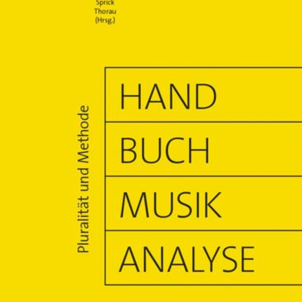 Handbuch Musikanalyse