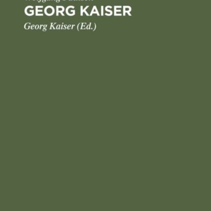 Georg Kaiser