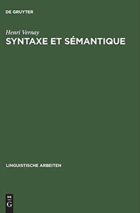 Syntaxe et sémantique