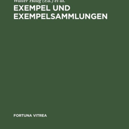 Exempel und Exempelsammlungen
