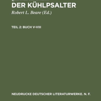 Der Kühlpsalter, Teil 2, Buch V-VIII