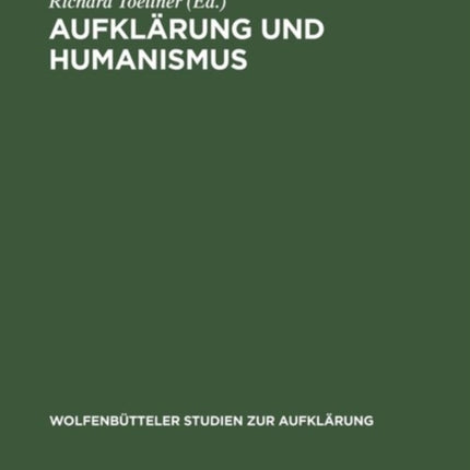 Aufklärung Und Humanismus