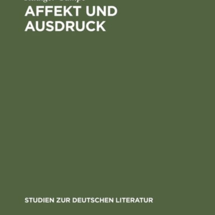 Affekt und Ausdruck