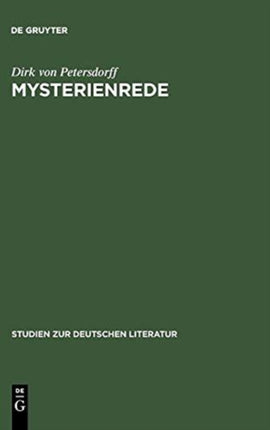 Mysterienrede: Zum Selbstverständis romantischer Intellektueller