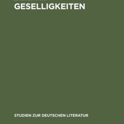 Geselligkeiten