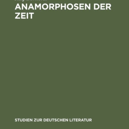 Anamorphosen der Zeit