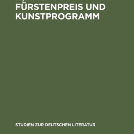 Fürstenpreis und Kunstprogramm