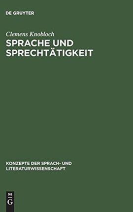 Sprache und Sprechtätigkeit