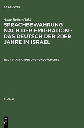 Transkripte und Tondokumente