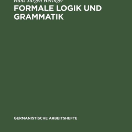 Formale Logik und Grammatik
