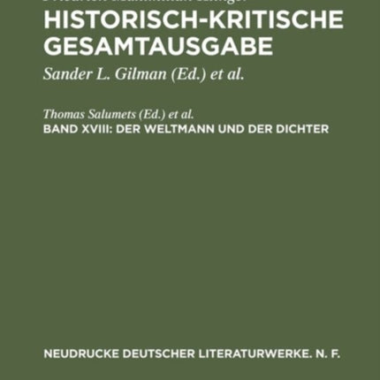 Der Weltmann Und Der Dichter