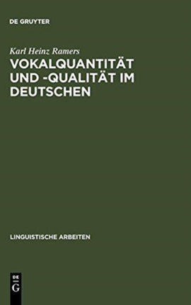 Vokalquantität Und -Qualität Im Deutschen