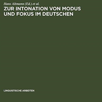 Zur Intonation von Modus und Fokus im Deutschen