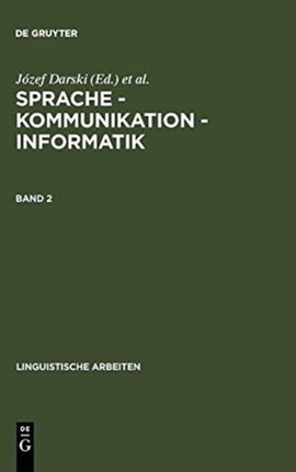 Sprache - Kommunikation - Informatik. Band 2