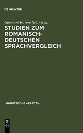 Studien Zum Romanisch-Deutschen Sprachvergleich