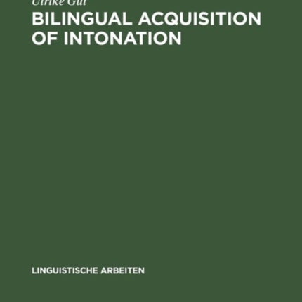 Bilingual Acquisition of Intonation: A Study of Children Speaking German and English