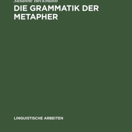 Die Grammatik der Metapher