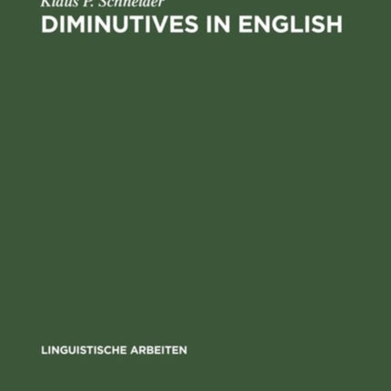 Diminutives in English