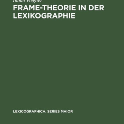 Frame-Theorie in der Lexikographie