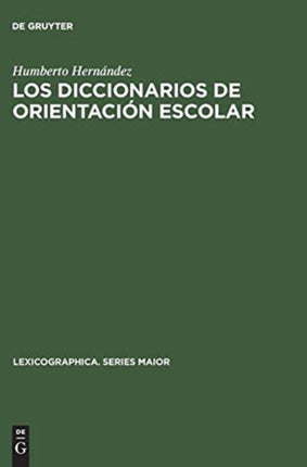 Los diccionarios de orientación escolar