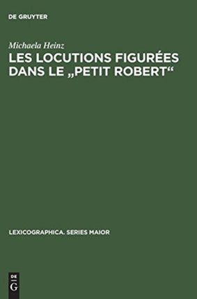 Les locutions figurées dans le  Petit Robert