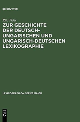 Zur Geschichte der deutsch-ungarischen und ungarisch-deutschen Lexikographie: Von der Jahrhundertwende bis zum Ende des Zweiten Weltkrieges