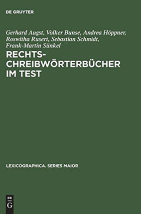 Rechtschreibwörterbücher im Test